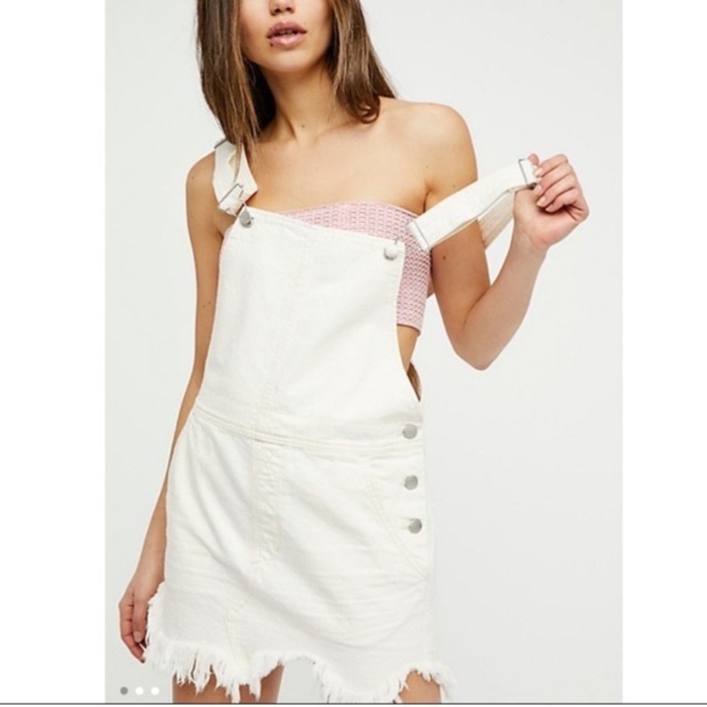 Free People skirt overalls white - size 0
